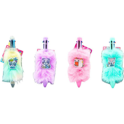 Picture of CUTIE CREW 6 COLOUR PEN PLUSH